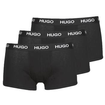 HUGO  TRUNK TRIPLET PACK  Boxerky Čierna