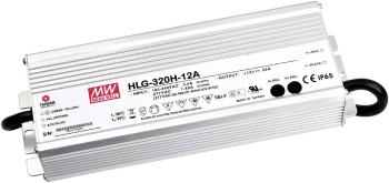 Mean Well HLG-320H-42A LED driver, napájací zdroj pre LED  konštantné napätie, konštantný prúd 321 W 7.65 A 42 V/DC PFC