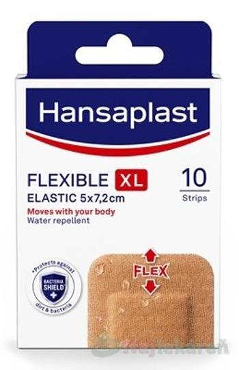Hansaplast Flexible XL elast.náplast 5 x 7,2 cm 10 ks