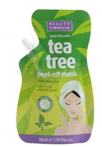 BeautyFormulas Tea tree Pleťová maska ​​ 50 ml