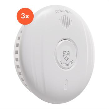 SHD by oneConcept, detektor dymu DOF Pro10, plastový, varovný signál: 85 dB, životnosť batérie 10 rokov