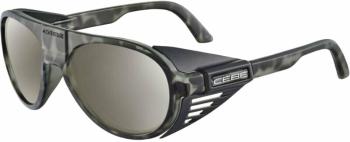 Cébé Kult Translucent Dark Shark Tortoise/Zone Polarized Brown Silver