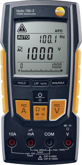 testo 760-3 ručný multimeter  digitálne/y  CAT III 1000 V, CAT IV 600 V Displej (counts): 6000