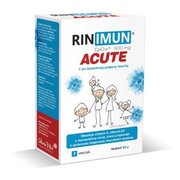 RINIMUN ACUTE 7 dní bioaktívnej podpory imunity 7 vrecúšok
