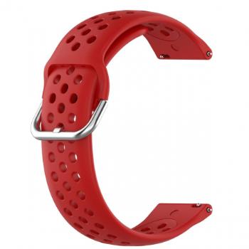 Huawei Watch GT/GT2 46mm Silicone Dots remienok, red