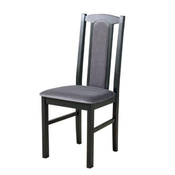 Sconto Jedálenská stolička BOLS 7 čierna/antracitová