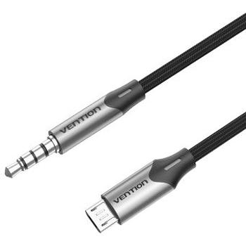 Vention Micro USB (M) to TRRS Jack 3,5 mm (M) Audio Cable 1 m Black (BDGBF)