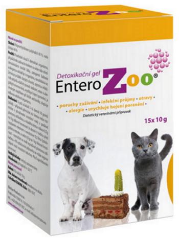 Entero Zoo detoxikačný gel pri zažívacích ťažkostiach pre zvieratá 15x10g