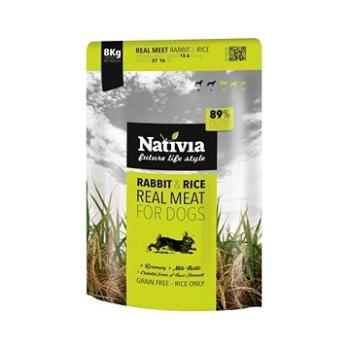 Nativia Real Meat – Rabbit & Rice 8 kg (8595045403180)