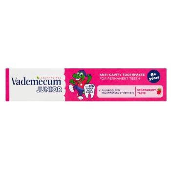 VADEMECUM Junior jahoda 6+ Zubná pasta 75 ml