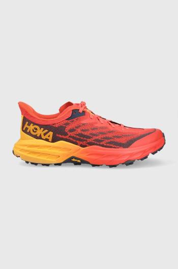 Bežecké topánky Hoka Speedgoat 5 oranžová farba