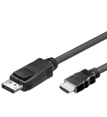 TECHly DisplayPort / HDMI káblový adaptér #####DisplayPort Stecker, #####HDMI-A Stecker 3.00 m čierna ICOC-DSP-H12-030
