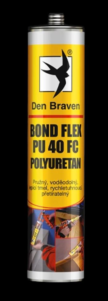 DEN BRAVEN Bond Flex PU 40 FC - polyuretánové lepidlo na budovy šedá 600 ml