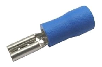 Zdierka faston 2.8mm ,vodič 1.5-2.5mm modrá