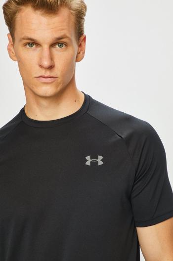 Tréningové tričko Under Armour Tech 2.0 čierna farba, jednofarebný