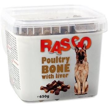RASCO Pochúťka Rasco kosť hydinová s pečienkou 2,5 cm 650 g (8595091779888)