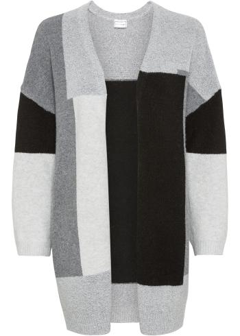 Dlhý sveter, colorblocking dizajn