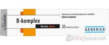 Generica B-komplex forte plus 20 šumivých tabliet