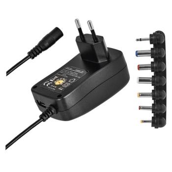 Emos univerzálny napájací zdroj pulzný N3113, 3-12 V / 2.25 A max., s hrebienkom, USB