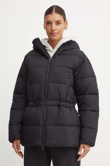 Bunda Calvin Klein Performance dámska, čierna farba, zimná, oversize, 00GWF4O512