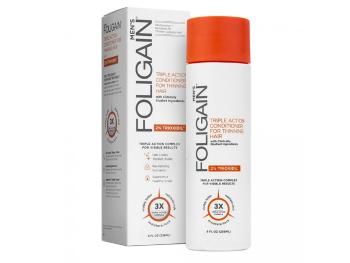 Foligain Triple Action kondicionér proti padaniu vlasov s 2% trioxidilom pre mužov 236 ml