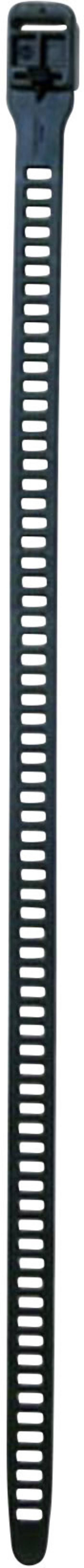 HellermannTyton 115-28589 SRT58028 sťahovacie pásky 580 mm 28 mm čierna rozpojiteľné, veľmi flexibilné, so spätnou slučk