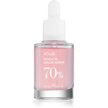 Anua Peach 70% Niacin Serum rozjasňujúce hydratačné sérum na rozšírené póry a vrásky 30 ml