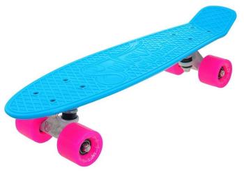 Penny board 22" SULOV® NEON SPEEDWAY sv.modrý-růžový