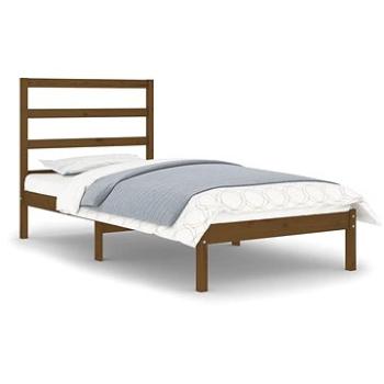 Rám postele medovo hnedý masívne drevo 75 × 190 cm Small Single, 3104896