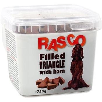 RASCO Pochúťka Rasco plnený trojuholníček so šunkou 1 cm 750 g (8595091779857)