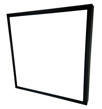 LED Solution Čierny prisadený LED panel s rámčekom 600 x 600mm 36W Premium Farba svetla: Denná biela 191175_191159