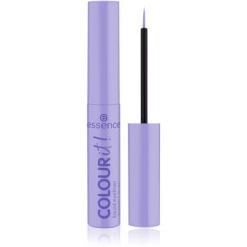 essence COLOUR it! tekuté linky na oči odtieň 03 Light Lilac 3 ml