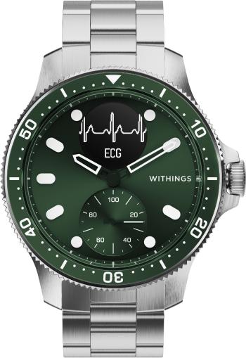 Withings Hybridné chytré hodinky Scanwatch Horizon 43 mm, zelené