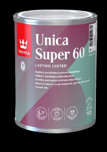 UNICA SUPER 60 - Uretánovo alkydový lak bezfarebný pololesklý 0,9 L