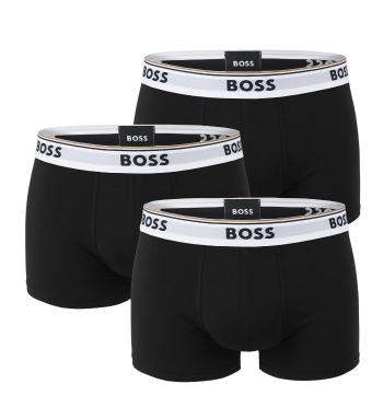 BOSS - boxerky 3PACK cotton stretch power black combo - limitovaná fashion edícia (HUGO BOSS)-XXL (108-117 cm)