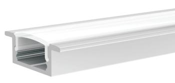 LED Solution Vstavaný profil pre LED pásiky V1 varianty: Profil + Nacvakávací čirý kryt 2m