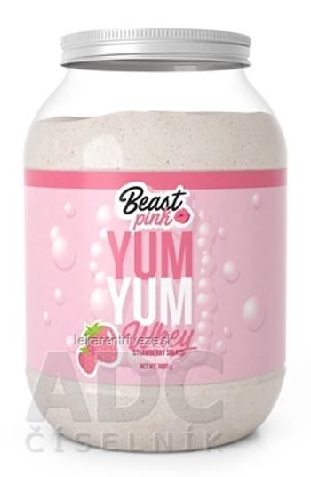 BeastPink Yum Yum Whey PROTEIN strawberry splash, srvátkový proteínový prášok 1x1000 g