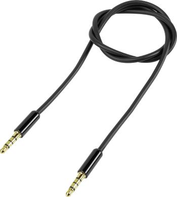 SpeaKa Professional SP-7870120 jack audio prepojovací kábel [1x jack zástrčka 3,5 mm - 1x jack zástrčka 3,5 mm] 1.00 m č