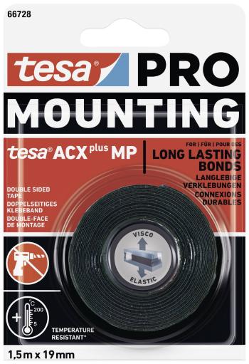 tesa Mounting PRO ACX+ 66728-00000-00 montážna páska  čierna (d x š) 1.5 m x 19 mm 1 ks