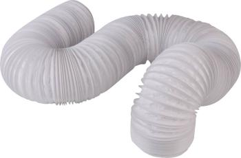 Wallair N52824 flexibilné ventilačné potrubie plast (Ø x d) 10.2 cm x 6 m biela