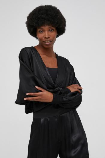 Blúzka Answear Lab dámska, čierna farba, jednofarebná