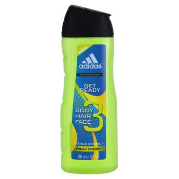 Adidas Get Ready! sprchový gél 3v1 pre mužov 400 ml