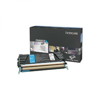 LEXMARK C5202CS - originálny toner, azúrový, 1500 strán