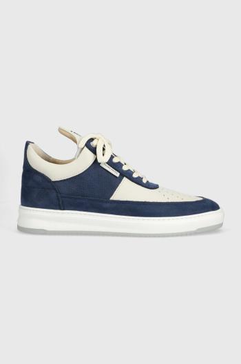 Kožené tenisky Filling Pieces Low Top Game tmavomodrá farba, 10133151916