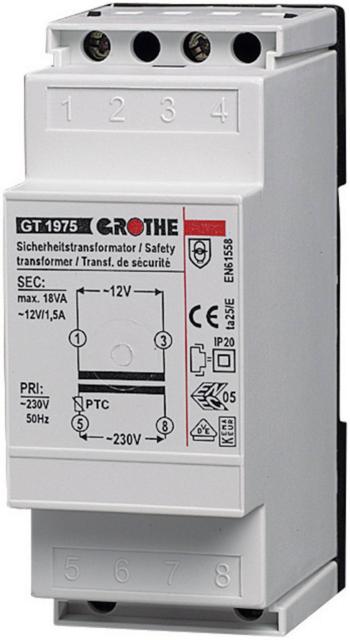 Grothe 14102 zvončekový transformátor 8 V/AC 2 A