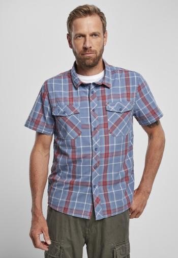 Brandit Roadstar Shirt red/blue - M