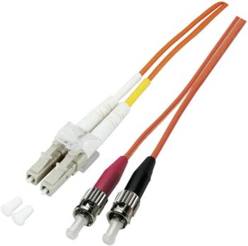 EFB Elektronik O0313.2 optické vlákno LWL prepojovací kábel [1x zástrčka LC - 1x ST zástrčka] 50/125 µ Multimode OM3 2.0