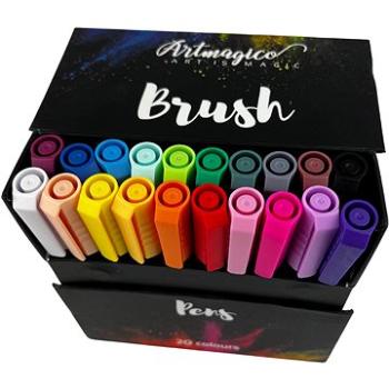 Artmagico Brush pens 20 ks základných farieb (376)
