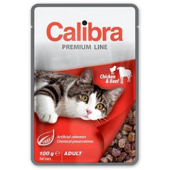 Calibra Cat  kapsička Premium Adult Chicken & Beef 100 g (8594062084846)