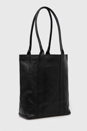 Kožená kabelka Answear Lab X limitovaná kolekcia SISTERHOOD čierna farba